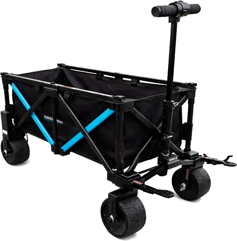 Carti electric trolley driving itself - throttle demo
