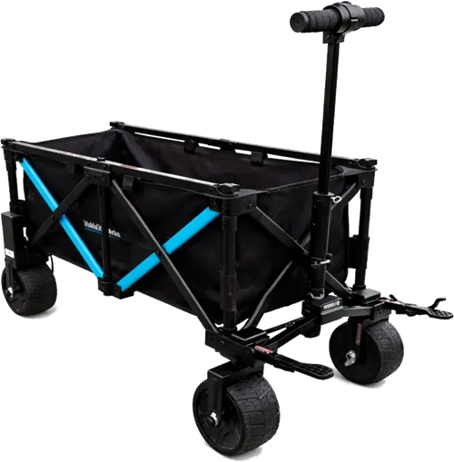Carti electric trolley driving itself - throttle demo